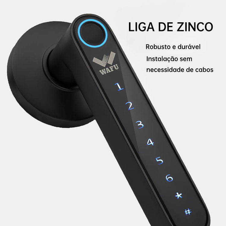 Close-up do corpo monobloco em liga de zinco da WF-016