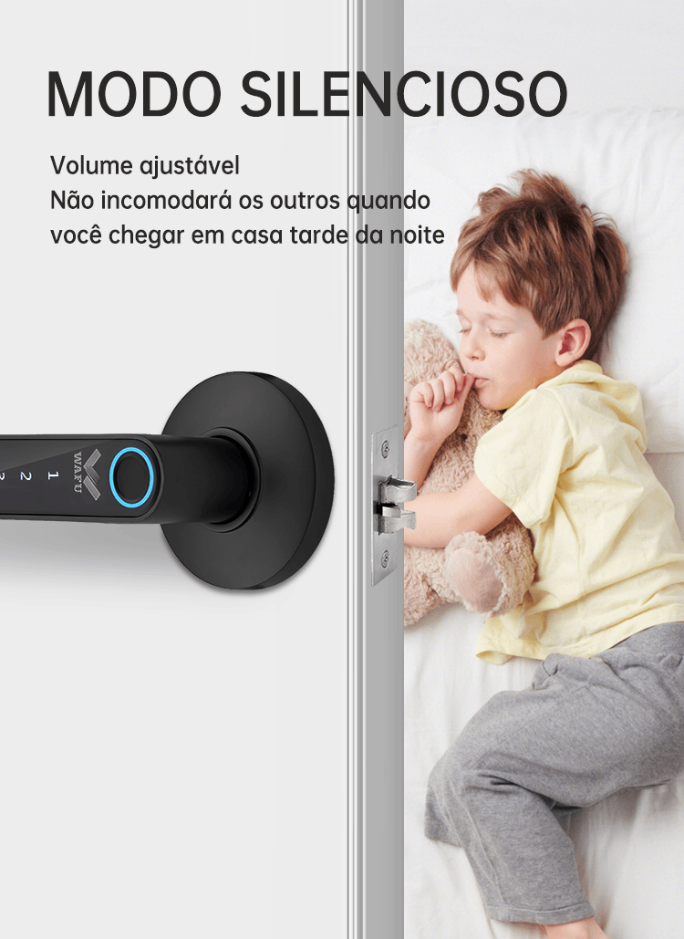 Interface do modo silencioso da WF-016