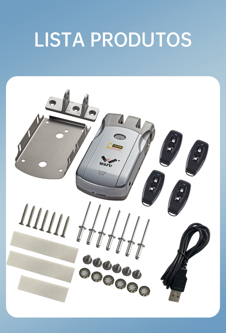 WF-019 lista de acessórios incluídos