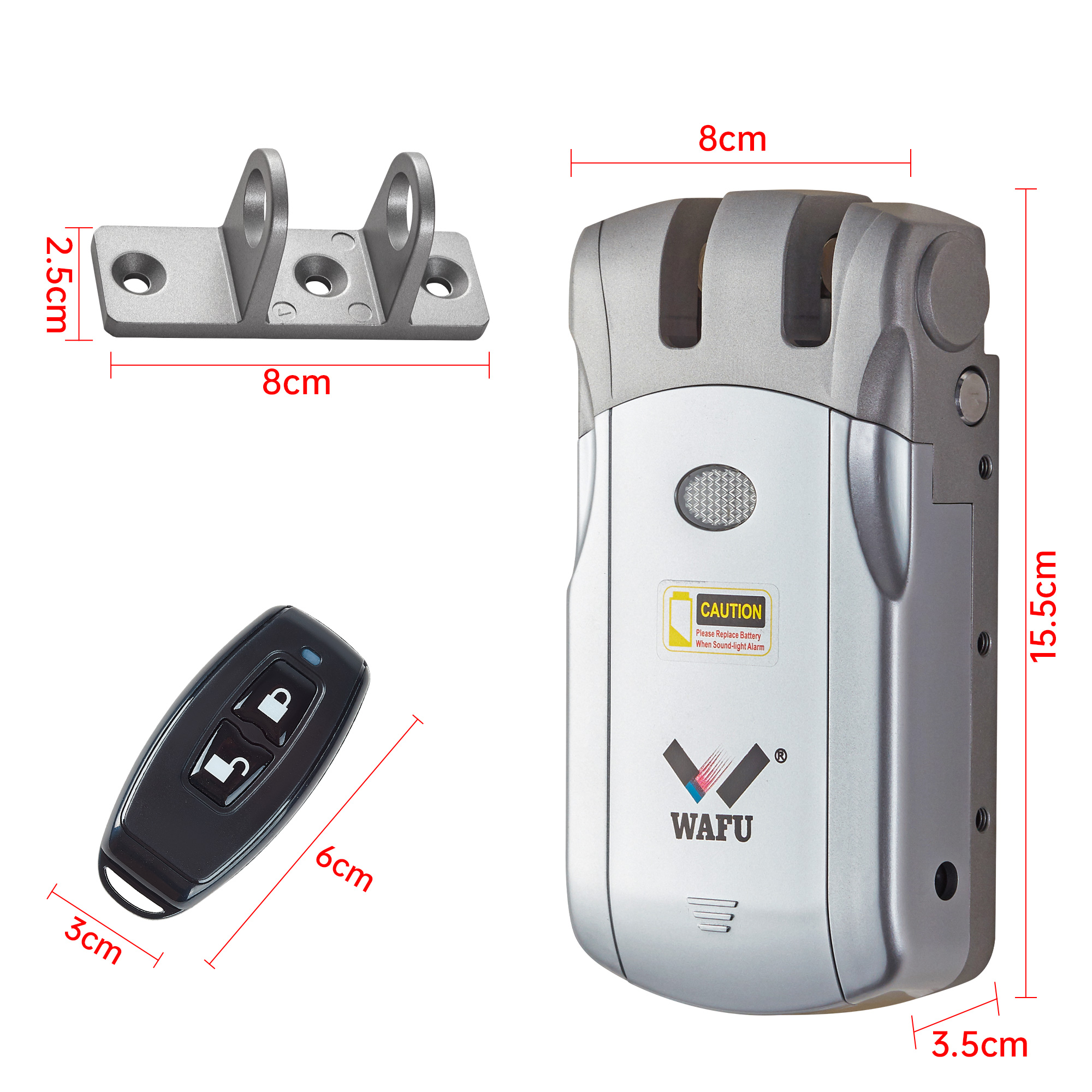 WF-019 dimensões do compartimento de bateria