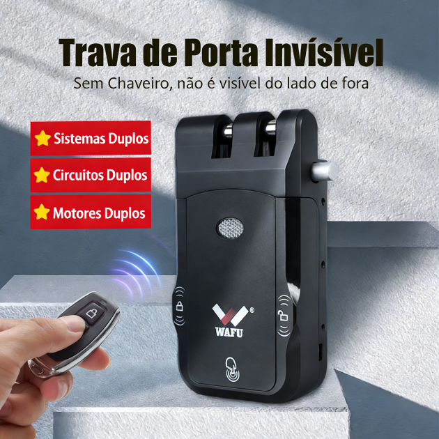 WF-026 design oculto sem furo com sistema duplo e motor duplo