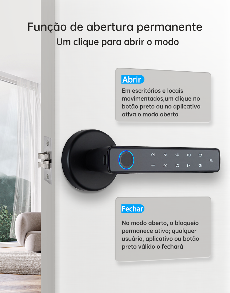 WF-F8 modo de passagem ligar/desligar com um toque