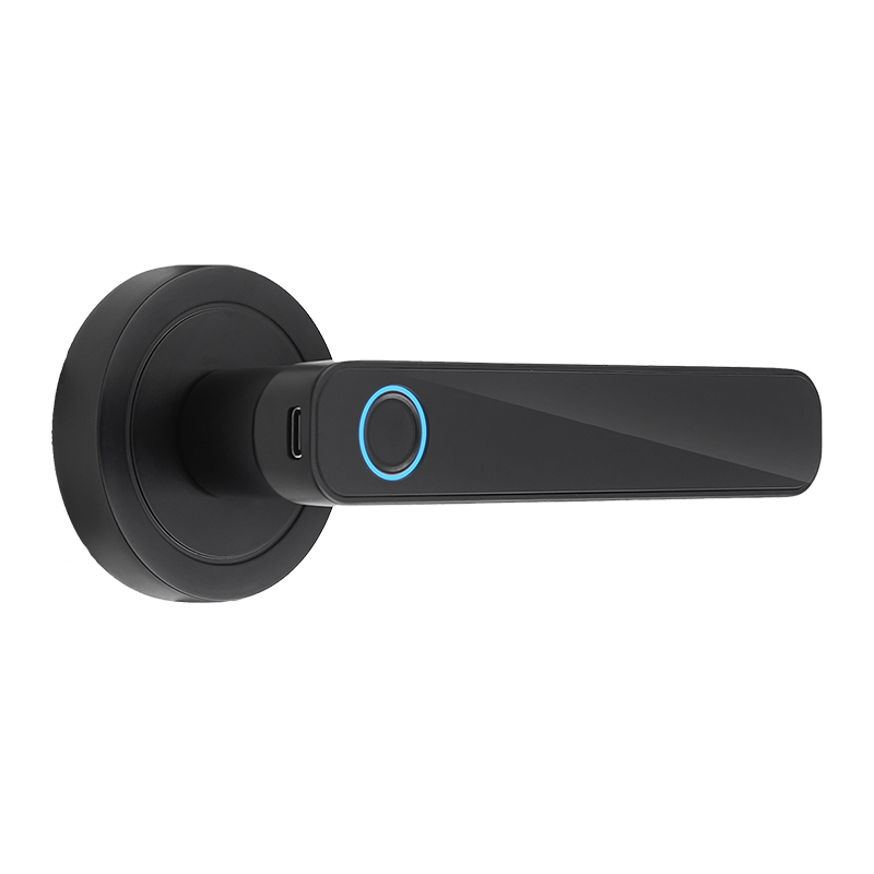 Aparência da Fechadura com Maçaneta WF-F3 em Preto