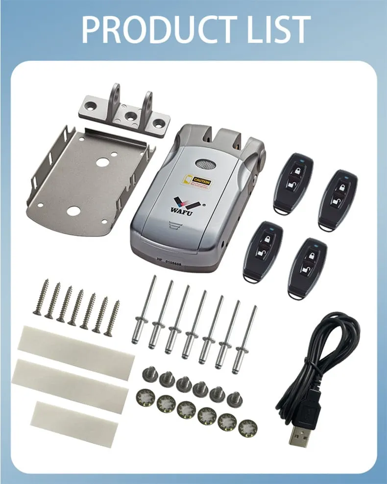 Fechadura invisível WAFU WF-019 — modelo de referência para a avaliação de fiabilidade e MTBF